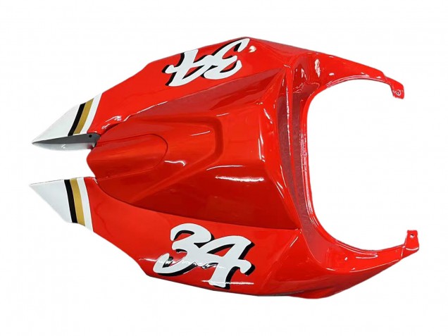 Preisgünstige Aprilia RSV1000 Motorrad Verkleidung 2003-2006 - Weiss Rot Lucky Strike Motul 34