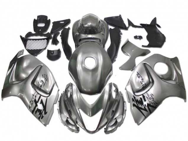 Preisgünstige Suzuki GSXR 1300 Hayabusa Motorrad Verkleidung 2008-2020 - Silber