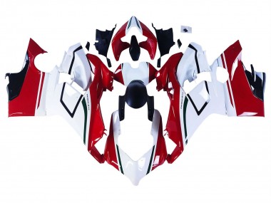 Preisgünstige Ducati Panigale V4 V4S Motorrad Verkleidung 2018-2019 - Weiss Rot Grun Glanzendes Schwarz