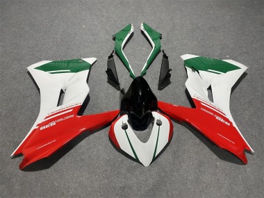 Preisgünstige Ducati Supersport 939/939S Motorrad Verkleidung 2017-2022 - Weiss Rot Grun