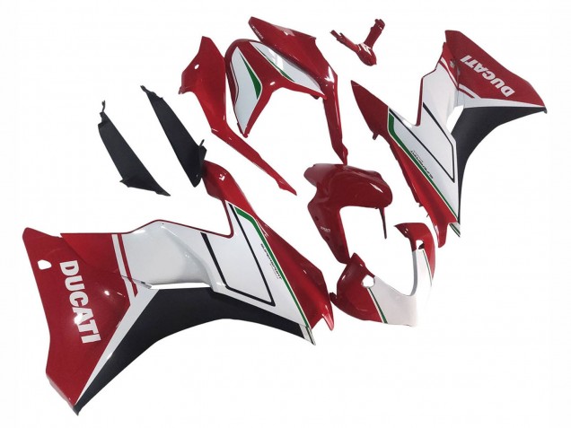 Preisgünstige Ducati Supersport 939/939S Motorrad Verkleidung 2017-2022 - Weiss Rot Schwarz Grun