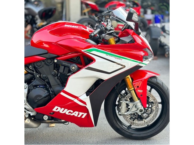 Preisgünstige Ducati Supersport 939/939S Motorrad Verkleidung 2017-2022 - Weiss Rot Schwarz Grun