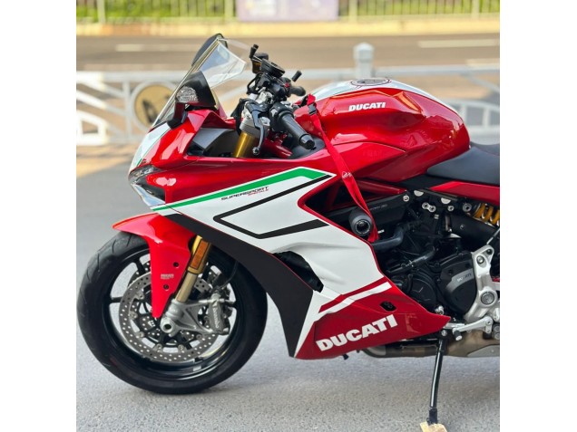 Preisgünstige Ducati Supersport 939/939S Motorrad Verkleidung 2017-2022 - Weiss Rot Schwarz Grun
