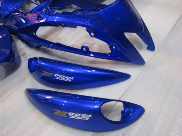 Preisgünstige Suzuki GSXR 1300 Hayabusa Motorrad Verkleidung 2008-2020 - Weiss Blau