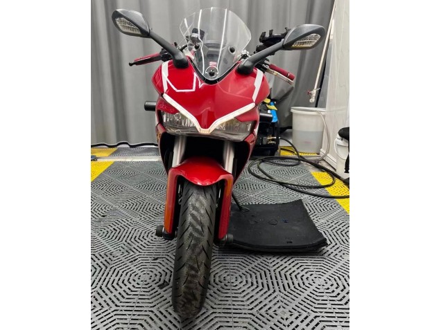 Preisgünstige Ducati Supersport 939/939S Motorrad Verkleidung 2017-2022 - Rot Weiss Schwarz