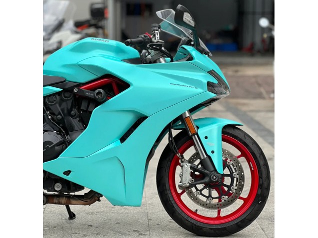 Preisgünstige Ducati Supersport 939/939S Motorrad Verkleidung 2017-2022 - Hellblau
