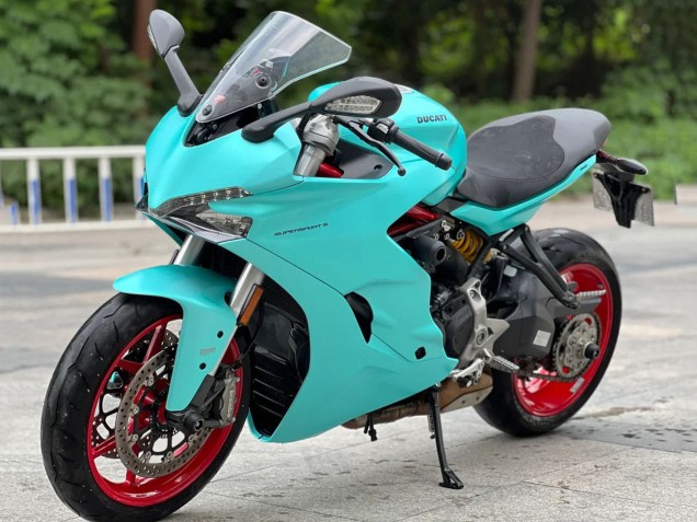 Preisgünstige Ducati Supersport 939/939S Motorrad Verkleidung 2017-2022 - Hellblau