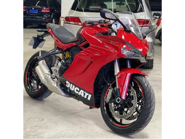Preisgünstige Ducati Supersport 939/939S Motorrad Verkleidung 2017-2022 - Rot Schwarz