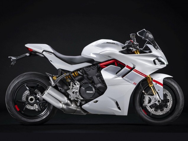 Preisgünstige Ducati 2021-2024 Ducati Supersport 950/950S Motorrad Verkleidung 2021-2024 - Weiss Silber Rot