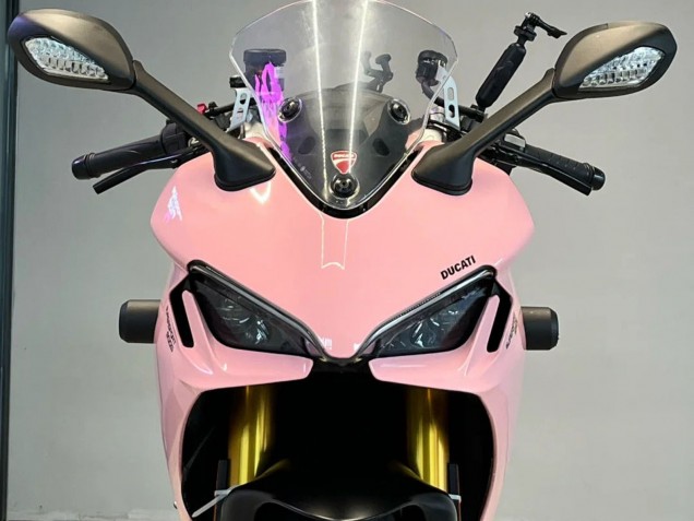 Preisgünstige Ducati 2021-2024 Ducati Supersport 950/950S Motorrad Verkleidung 2021-2024 - Rosa Schwarz