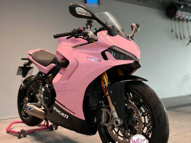 Preisgünstige Ducati 2021-2024 Ducati Supersport 950/950S Motorrad Verkleidung 2021-2024 - Rosa Schwarz