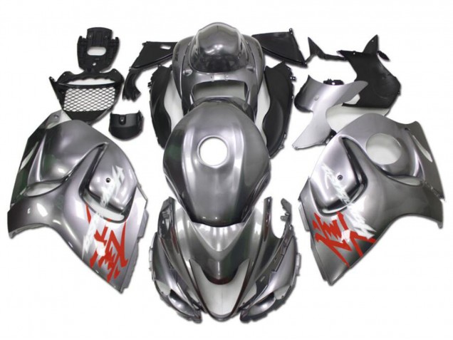 Preisgünstige Suzuki GSXR 1300 Hayabusa Motorrad Verkleidung 2008-2020 - Silber