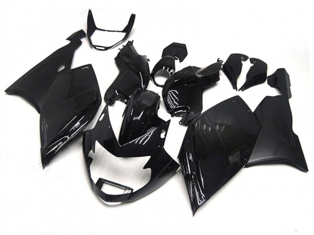 Preisgünstige BMW K1200S Motorrad Verkleidung 2005-2010 - Glanzendes Schwarz Matt Schwarz