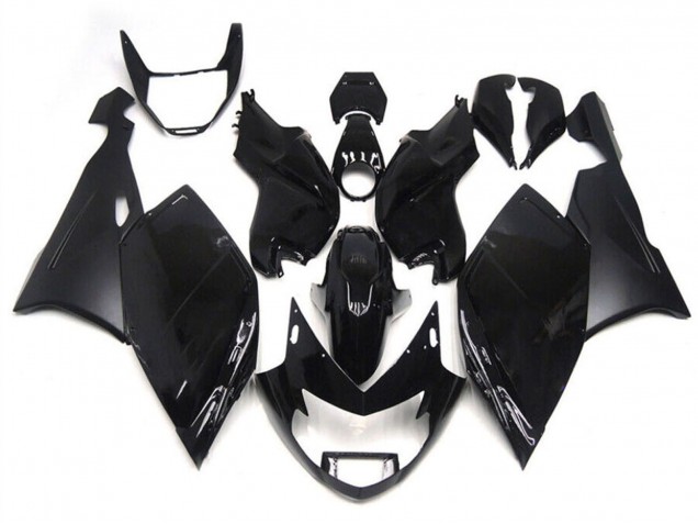 Preisgünstige BMW K1200S Motorrad Verkleidung 2005-2010 - Glanzendes Schwarz Matt Schwarz