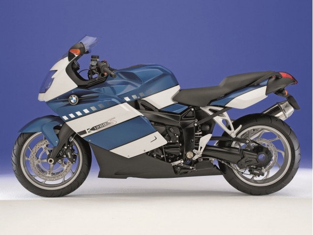 Preisgünstige BMW K1200S Motorrad Verkleidung 2005-2010 - Weiss Dunkel Blau