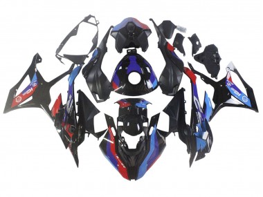 Preisgünstige BMW S1000RR Motorrad Verkleidung 2023-2024 - Schwarz Blau Rot