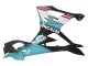 Preisgünstige BMW S1000RR Motorrad Verkleidung 2023-2024 - Hellblau Matt Schwarz Petronas