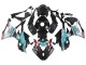 Preisgünstige BMW S1000RR Motorrad Verkleidung 2023-2024 - Hellblau Matt Schwarz Petronas