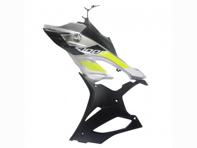 Preisgünstige BMW S1000RR Motorrad Verkleidung 2023-2024 - Silber Matt Schwarz Limetten Grun