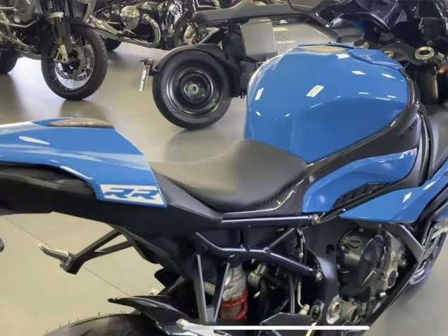 Preisgünstige BMW S1000RR Motorrad Verkleidung 2023-2024 - Blau Schwarz
