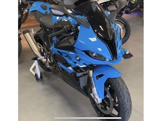 Preisgünstige BMW S1000RR Motorrad Verkleidung 2023-2024 - Blau Schwarz