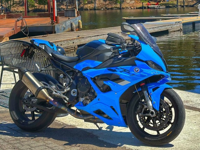 Preisgünstige BMW S1000RR Motorrad Verkleidung 2023-2024 - Glanzendes Blau