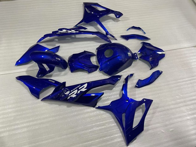 Preisgünstige BMW S1000RR Motorrad Verkleidung 2023-2024 - Glanzendes Dunkel Blau