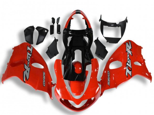 Preisgünstige Suzuki TL1000R Motorrad Verkleidung 1998-2003 - Rot Silber Glanzendes Schwarz