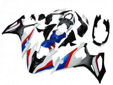 Preisgünstige BMW S1000RR Motorrad Verkleidung 2019-2022 - Schwarz Weiss Rot Blau