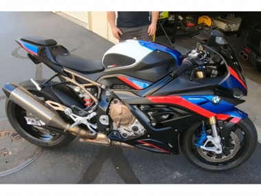 Preisgünstige BMW S1000RR Motorrad Verkleidung 2019-2022 - Schwarz Blau Rot