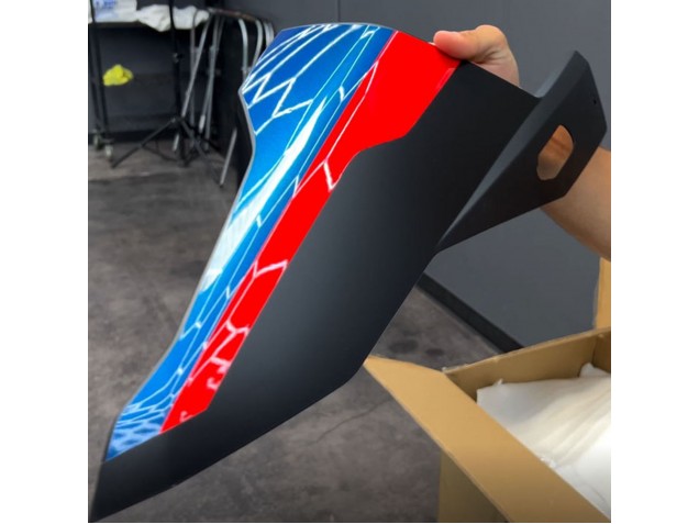 Preisgünstige BMW S1000RR Motorrad Verkleidung 2019-2022 - Schwarz Blau Rot