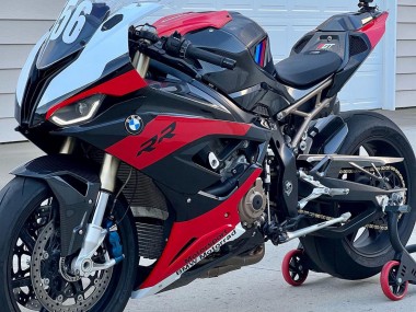 Preisgünstige BMW S1000RR Motorrad Verkleidung 2019-2022 - Schwarz Rot Weiss