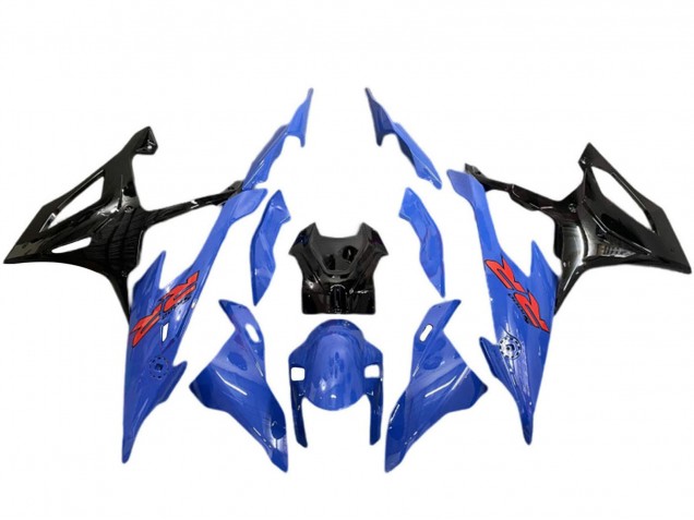 Preisgünstige BMW S1000RR Motorrad Verkleidung 2019-2022 - Blau Schwarz