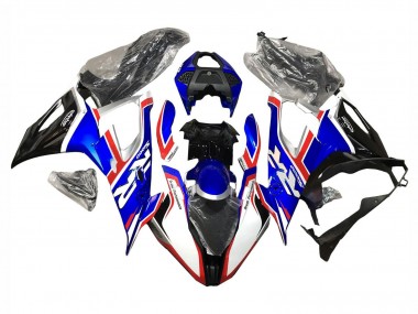 Preisgünstige BMW S1000RR Motorrad Verkleidung 2019-2022 - Blau Rot Weiss Schwarz