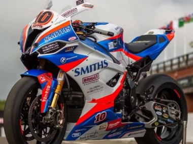 Preisgünstige BMW S1000RR Motorrad Verkleidung 2019-2022 - Blau Rot Weiss Smiths