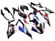 Preisgünstige BMW S1000RR Motorrad Verkleidung 2019-2022 - Blau Rot Weiss 23