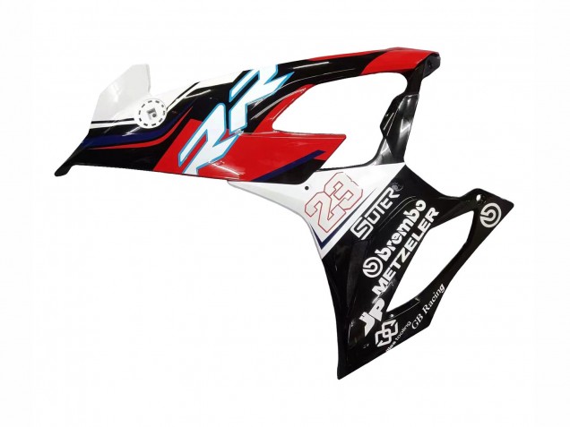 Preisgünstige BMW S1000RR Motorrad Verkleidung 2019-2022 - Blau Rot Weiss 23