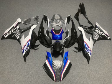 Preisgünstige BMW S1000RR Motorrad Verkleidung 2019-2022 - Weiss Schwarz Blau