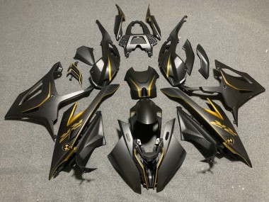 Preisgünstige BMW S1000RR Motorrad Verkleidung 2019-2022 - Schwarzes Gold Carbonfaser