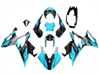 Preisgünstige BMW S1000RR Motorrad Verkleidung 2019-2022 - Blau Schwarz