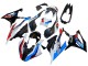 Preisgünstige BMW S1000RR Motorrad Verkleidung 2019-2022 - Schwarz Rot Flamme