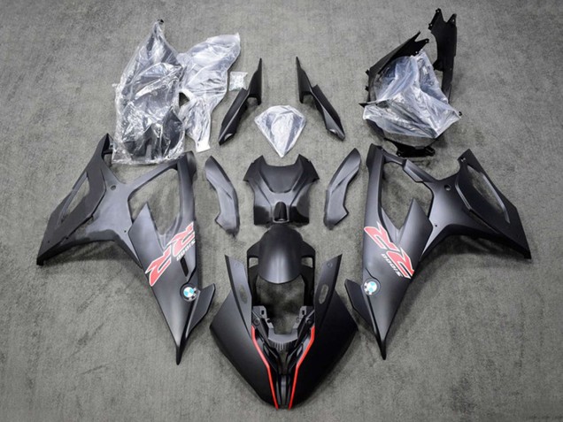 Preisgünstige BMW S1000RR Motorrad Verkleidung 2019-2022 - Schwarz Rot