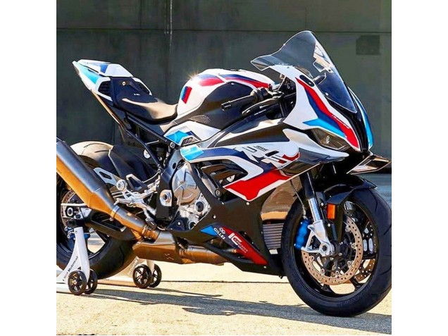 Preisgünstige BMW S1000RR Motorrad Verkleidung 2019-2022 - Schwarz Weiss Blau Rot