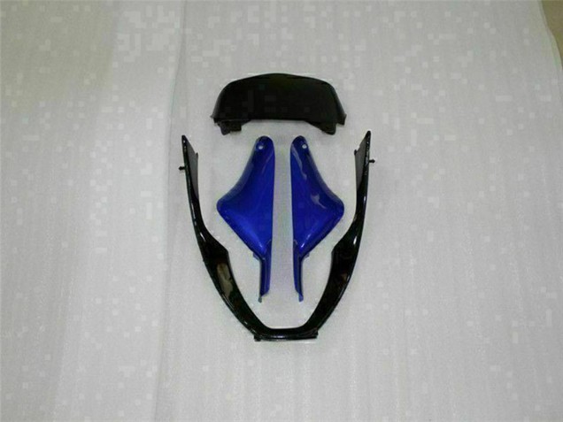 Preisgünstige Kawasaki ZX6R Motorrad Verkleidung 2000-2002 - Blau Glanzendes Schwarz Elf Bridgestone