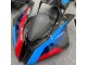 Preisgünstige BMW S1000RR Motorrad Verkleidung 2019-2022 - Schwarz Blau Rot Carbonfaser