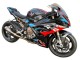 Preisgünstige BMW S1000RR Motorrad Verkleidung 2019-2022 - Schwarz Blau Rot Carbonfaser