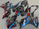Preisgünstige BMW S1000RR Motorrad Verkleidung 2019-2022 - Schwarz Blau Rot Carbonfaser