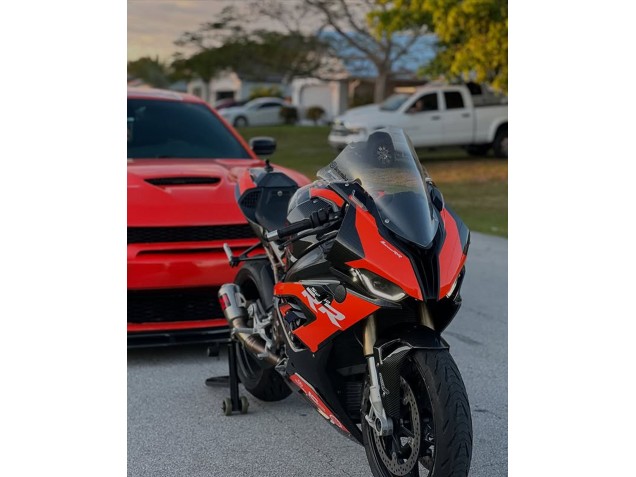 Preisgünstige BMW S1000RR Motorrad Verkleidung 2019-2022 - Rot Schwarz