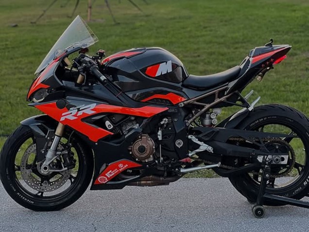 Preisgünstige BMW S1000RR Motorrad Verkleidung 2019-2022 - Rot Schwarz