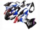 Preisgünstige BMW S1000RR Motorrad Verkleidungen Kit 2017-2018 - Weiss Blau Rot Glanzendes Schwarz